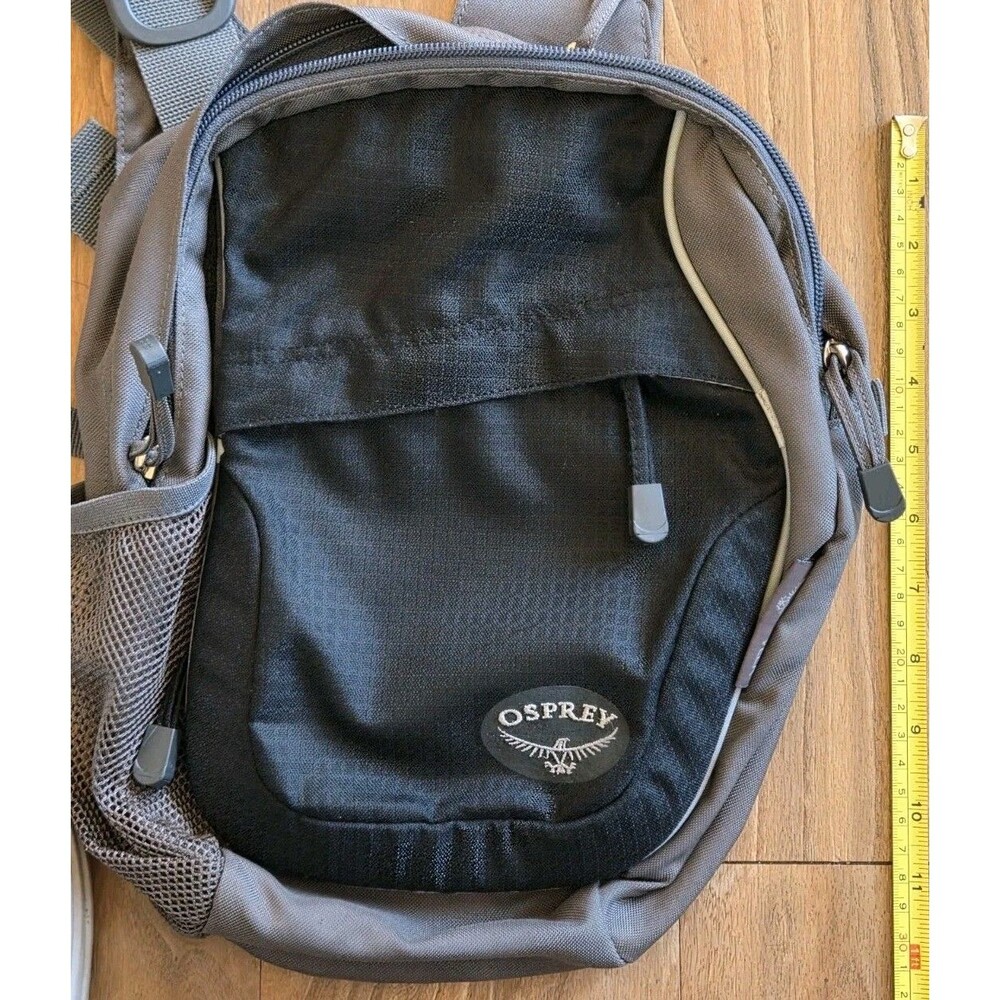 OSPREY Veer Vertical Shoulder Bag Backpack Sling Messenger Crossbody gray EUC